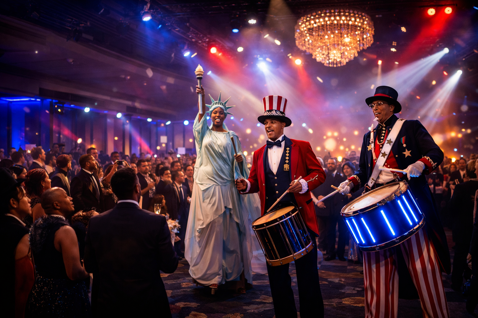 Guests enjoying immersive racing-inspired experiences