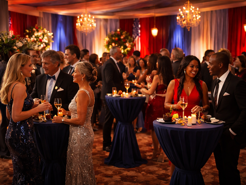 Premium open bar with guests enjoying artisanal cocktails